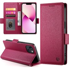 Bdt Shop IPhone 13 Kart Yuvaları Için Flip Case Günlük Kullanım Cüzdan Iş Çevirme (Yurt Dışından)