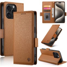 Bdt Shop IPhone 15 Için Flip Case Pro Cüzdan Flip Günlük Kullanım Kartvizit Yuvaları (Yurt Dışından)