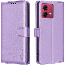 Bdt Shop Motorola Moto G84 5g Kart Tutucu Kickstand Rfıd Engelleme Pu Için Flip Case (Yurt Dışından)