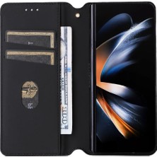 Bdt Shop Samsung Galaxy Z Için Flip Case Fold 6 3D Desen Pu Deri Manyetik Kart (Yurt Dışından)