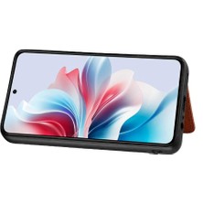 Bdt Shop Oppo Için Kılıf Oppo 11F 5g Komple Kamera Güvenlik Manyetik Kart Tutucu Rfıd (Yurt Dışından)