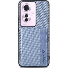 Bdt Shop Oppo Için Kılıf Oppo 11F 5g Komple Kamera Güvenlik Manyetik Kart Tutucu Rfıd (Yurt Dışından)