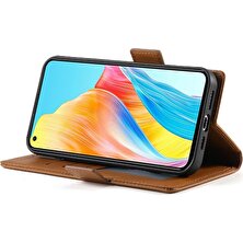 Bdt Shop Oppo A78 4g Günlük Kullanım Için Flip Case Kartvizit Yuvaları Cüzdan Flip (Yurt Dışından)