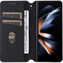 Bdt Shop Samsung Galaxy Z Için Flip Case Fold 6 3D Desen Pu Deri Manyetik Kart (Yurt Dışından)