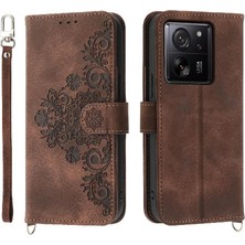 Bdt Shop Xiaomi 13T Çoklu Kredi Kartı Yuvaları Için Flip Case Bileklik Darbeye (Yurt Dışından)