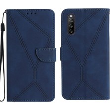 Bdt Shop Sony Xperia 10 Vı Dikiş Için Flip Case Kabartmalı Yüksek Kaliteli Tpu Yumuşak (Yurt Dışından)