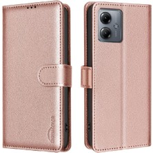 Bdt Shop Motorola Moto G54 Için Flip Case Kart Tutucu Kickstand Cüzdan Pu Deri (Yurt Dışından)