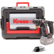 Kress KUC50.91 20VOLT Kömürsüz 1.7j Profesyonel Sds-Plus Pnömatik Şarjlı Matkap + 10MM Mandren (Akü Dahil Değildir)