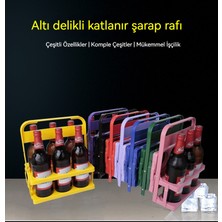 Youxuan 7,8 cm Açıklıklı Katlanabilir Içecek Cam Şişe Sepeti (Yurt Dışından)