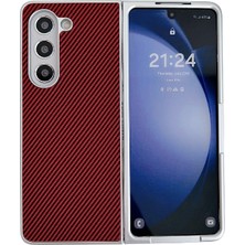 Zunhai Samsung Galaxy Z Fold3 Için Kevlar Karbon Fiber Kılıf (Yurt Dışından)