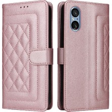 Bdt Shop Sony Xperia 5 V Için Flip Case Basit Iş Darbeye Kapak Kılıfı (Yurt Dışından)