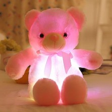 30 cm LED Peluş Teddy Bear Oyuncak (Pembe) (Yurt Dışından)