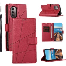 Bdt Shop Nokia G21 Kickstand Darbeye Şok Emici Üç Kart Için Flip Case (Yurt Dışından)