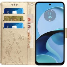 Bdt Shop Motorola Moto G54 Pu Deri Kart Tutucu Manyetik Kapatma Için Filp Durumda (Yurt Dışından)