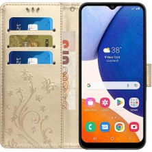 Bdt Shop Samsung Galaxy M14 5g Bilek Kayışı Pu Deri Kart Tutucu Için Filp Durumda (Yurt Dışından)