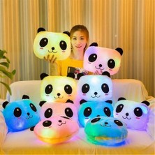 Yaratıcı Aydınlık Yastık Panda Yastık - Hayvan Peluş LED Işık Oyuncak (Sarı) (Yurt Dışından)