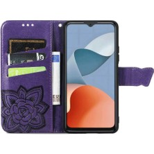 Bdt Shop Zte A34 Flip Kapak Için Flip Case Darbeye Deri Kılıf Basit Iş (Yurt Dışından)