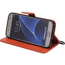 Bdt Shop Samsung Galaxy S7 Flip Kickstand Pu Deri Kart Yuvası Standı ile (Yurt Dışından)