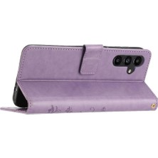 Bdt Shop Samsung Galaxy A15 Için Filp Durumda 5g Pu Deri Kart Tutucu Kickstand Bilek (Yurt Dışından)