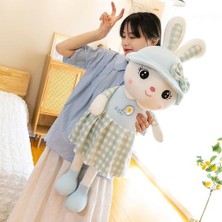 50 cm Bunny Peluş Oyuncak Süper Yumuşak Uyku Yastık Noel Hediyesi | Peluş Yastıklar (Mavi) (Yurt Dışından)