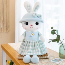 50 cm Bunny Peluş Oyuncak Süper Yumuşak Uyku Yastık Noel Hediyesi | Peluş Yastıklar (Mavi) (Yurt Dışından)