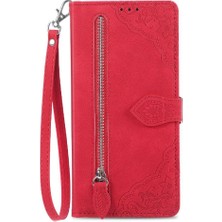 Bdt Shop Realme C67 4g Flip Fermuar Tarzı Çoklu Kart Yuvası Cüzdan Için Flip Case (Yurt Dışından)