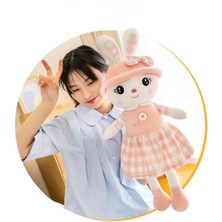 50 cm Bunny Peluş Oyuncak Süper Yumuşak Uyku Yastık Noel Hediyesi | Peluş Yastıklar (Pembe) (Yurt Dışından)