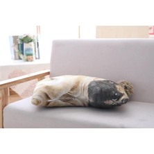 55 cm Simülasyon Yaratıcı Pug Köpek Bebek Yastık Yastık Doğum Günü Hediyesi Komik Süslemeleri Kawaii Yastık Yastık Battaniyesi | Peluş Yastıklar (Yurt Dışından)