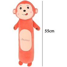 55 cm Sevimli Hayvan Yastık Pamuk Silindirik Yumuşak Pijama Yastık Yumuşak Peluş Oyuncaklar Çocuklar Hediye Süs ve Pratik Entegrasyon | Peluş Yastıklar (Yurt Dışından)