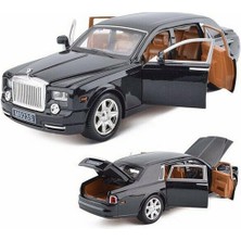 Araba Rolls-Royce Phantom 1:24 Diecast Model Oyuncak Ses ve Amp; Amp; Kutu Hediye Işık (Yurt Dışından)