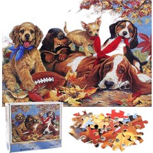 Pet Köpek Jigsaw Puzzle, 1000 Adet Eğitim Dekompresyon Bulmaca, Duvar Dekorasyonu (Yurt Dışından)