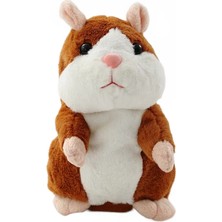 16 cm Talking Hamster Fare Pet Peluş Oyuncak Sevimli Yumuşak Hayvan Doll Konuşma Taklit Teyp Kaydedici Hamster Komik Oyuncak Çocuklar Hediye |elektronik Evcil Hayvan (Kahverengi) (Yurt Dışından)