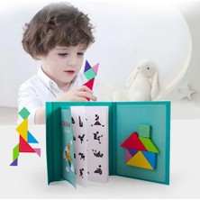 Yeni Çocuklar Manyetik 3D Bulmaca Yapboz Tangram Düşünme Eğitim Oyunu Bebek Öğrenme Eğitim Ahşap Oyuncaklar Çocuklar Için | Bulmacalar (Yurt Dışından)