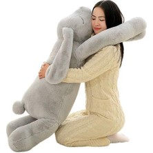 Ihracat Kore Dev Peluş Bunny Oyuncak 90 cm Yumuşak Karikatür Büyük Kulak Tavşan Peluş Hug Oyuncak Tavşan Dolması Yastık Kız Hediye | Doldurulmuş ve Amp;peluş Hayvanlar (Yurt Dışından)