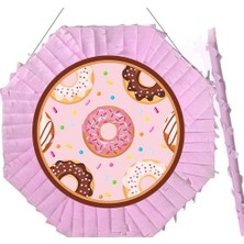 Donut Temalı Pinyata 42 cm + Sopası