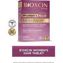 Bioxcin Womens Hair Tablet 30 Adet Takviye Edici Gıda Saç Cilt ve Tırnak Sağlığı İçin