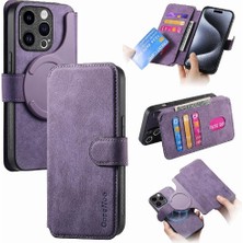 BDT Boutique IPhone 15 Için Flip Case Pro Retro Kart Standı Cüzdan Mıknatıs Koruyucu (Yurt Dışından)