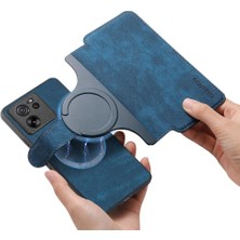 BDT Boutique Xiaomi 13T Mıknatıs Koruyucu Malzeme Için Flip Case Retro Kart Standı Cüzdan (Yurt Dışından)