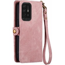 BDT Boutique Oppo A94 5g Için Flip Case/oppo 5z Darbeye Deri Kılıf Basit Flip (Yurt Dışından)