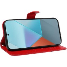 BDT Boutique Xiaomi Redmi Not 13 Pro 5g Için Flip Case Kredi ile Yüksek Kaliteli Deri (Yurt Dışından)