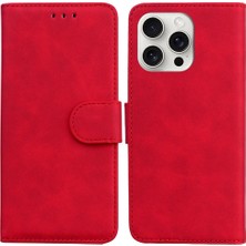 BDT Boutique IPhone 16 Için Flip Case Pro Max Kart Yuvası Standı Tutucu Premium Pu Deri (Yurt Dışından)