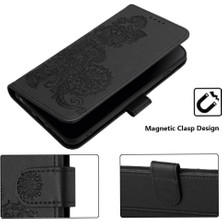 BDT Boutique Kart Yuvası Standı ile Xiaomi Redmi 13 Kickstand Koruyucu Için Flip Case (Yurt Dışından)