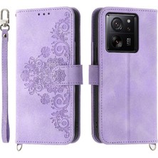 BDT Boutique Xiaomi 13T Çoklu Kredi Kartı Yuvaları Için Flip Case Bileklik Darbeye (Yurt Dışından)