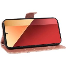 BDT Boutique Xiaomi Redmi Not 13 Pro 4g Için Flip Case Kart ile Ayrılabilir El Kayışı (Yurt Dışından)