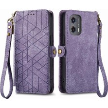 BDT Boutique Motorola Moto G Stylus 5g Artı Cüzdan Basit Iş Çevirme Için Flip Case (Yurt Dışından)