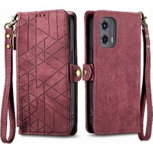 BDT Boutique Motorola Moto G Stylus 5g Artı Cüzdan Basit Iş Çevirme Için Flip Case (Yurt Dışından)