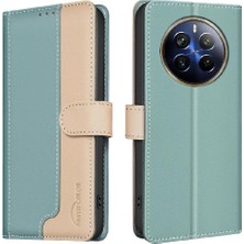 BDT Boutique Realme 12 Pro Flip Folio Rfıd Engelleme Için Flip Case Kart Yuvaları Tutucu Tpu (Yurt Dışından)