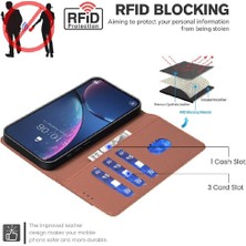 BDT Boutique Realme C55 Darbeye Tpu Iç Kabuk Flip Folio Rfıd Kart Için Flip Case (Yurt Dışından)