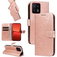 BDT Boutique Xiaomi 13 Için Flip Case Yüksek Kalite Deri Ayrılabilir El Kayışı ile (Yurt Dışından)