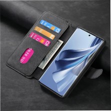 BDT Boutique Oppo Oppo 10 5g Mıknatıs Koruyucu Malzeme Için Flip Case Retro Kart Standı (Yurt Dışından)